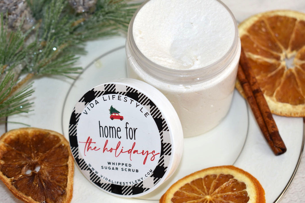 Home for the Holidays Whipped Sugar Scrub