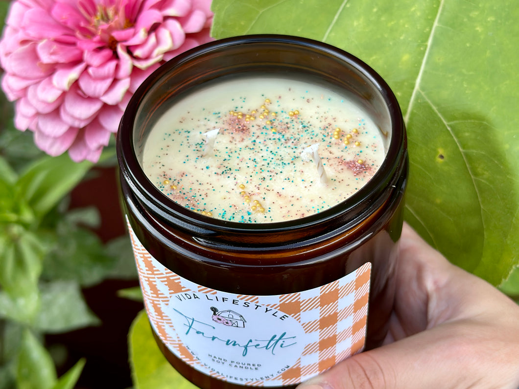 Farmfetti Candle