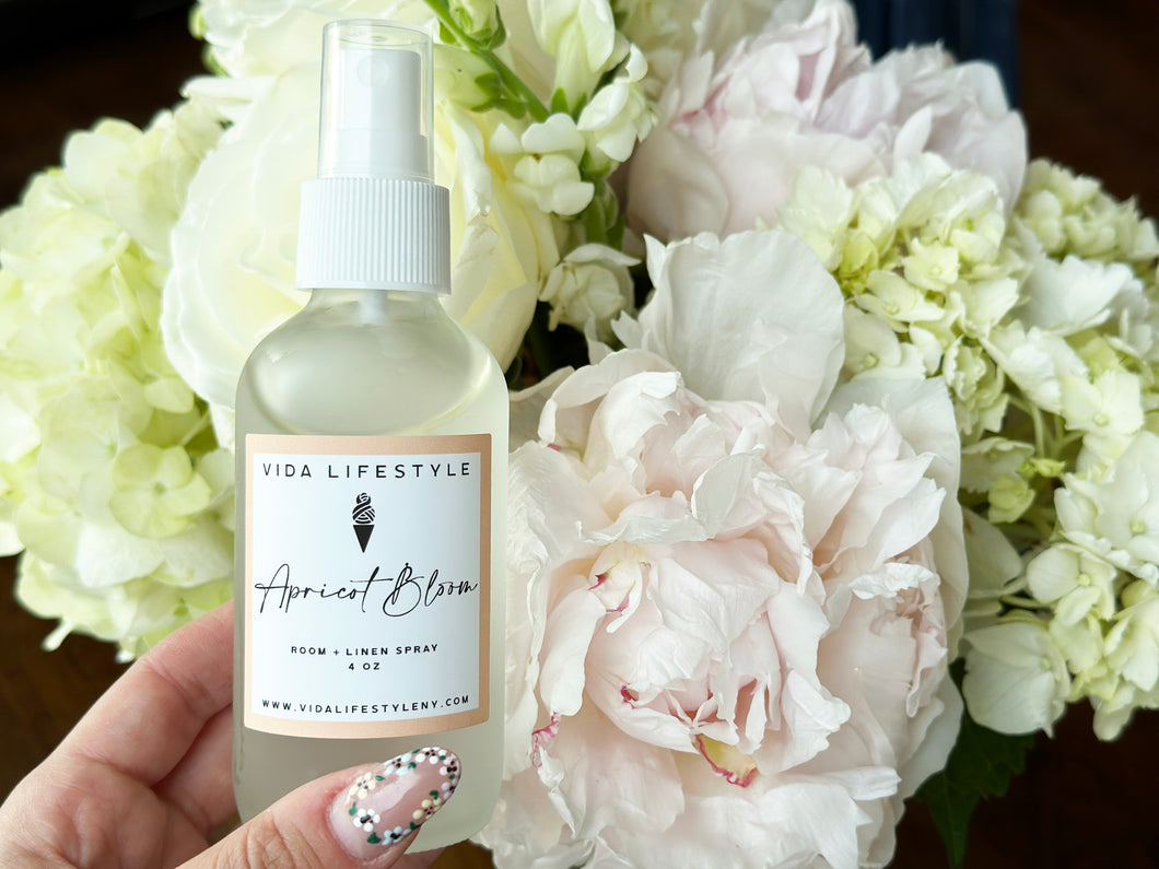 Apricot Bloom Room + Linen Spray