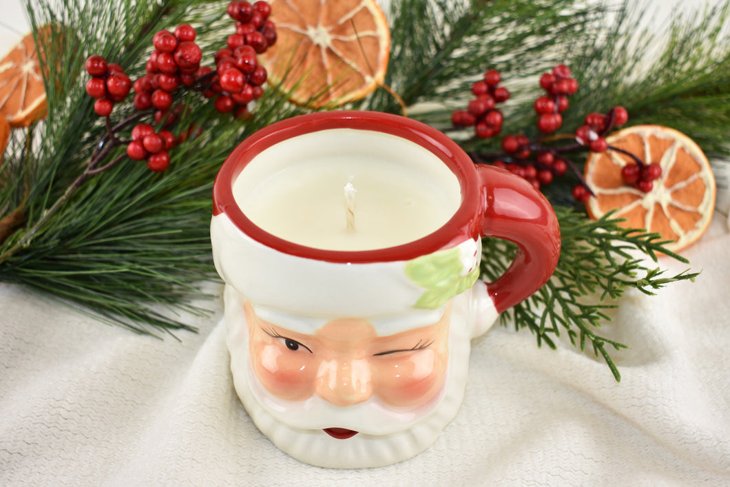 Santa Mug Candle