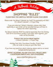 Load image into Gallery viewer, HALLMARK HOLIDAY COUNTDOWN CANDLE™
