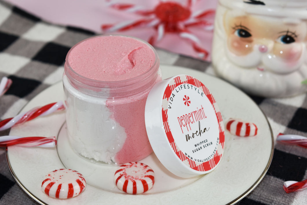 Peppermint Mocha Whipped Sugar Scrub